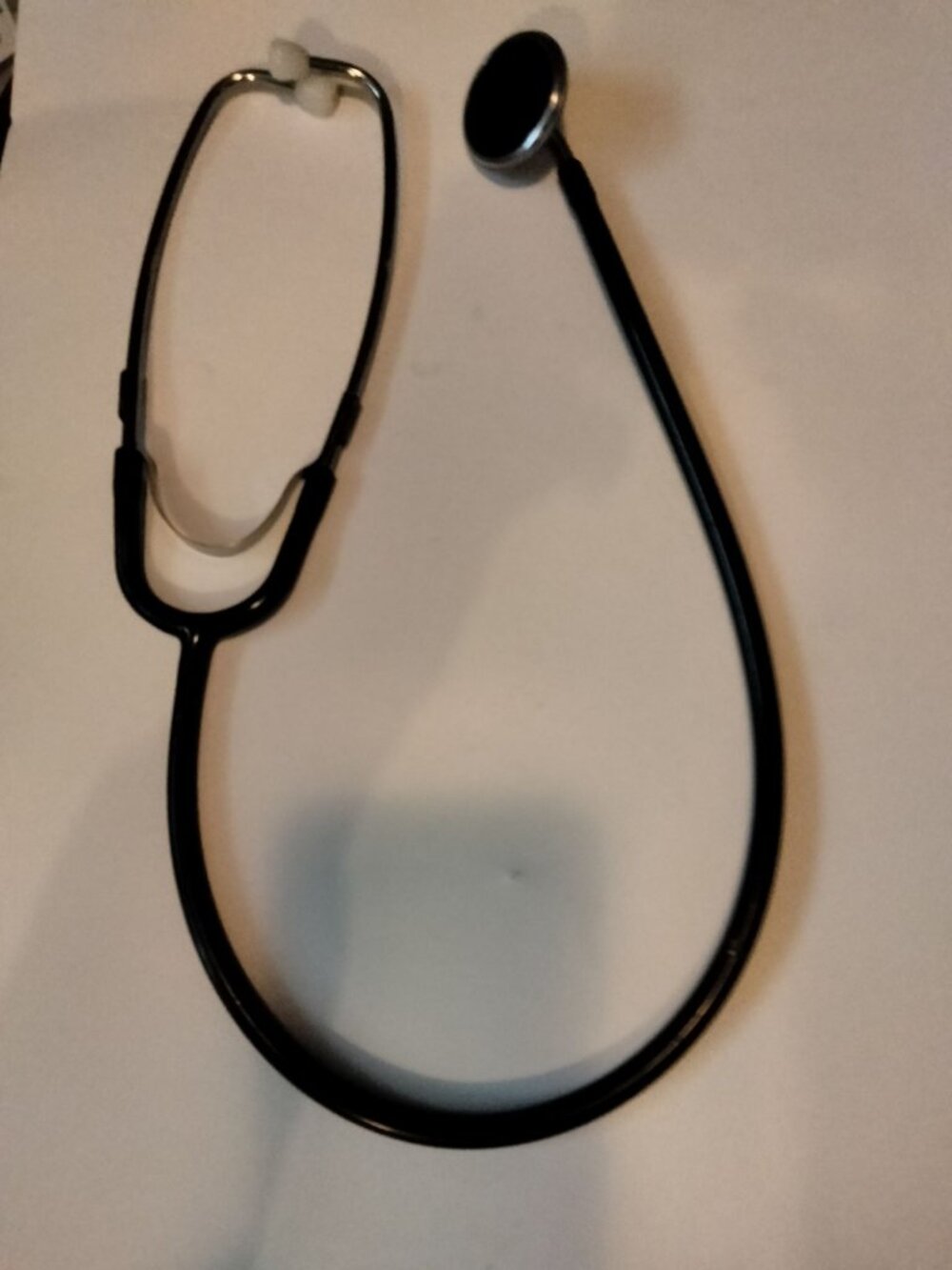 Stethoscope Black Halloween Costume Doctor Nurse Theater Prop Medical - Picture 2 of 3